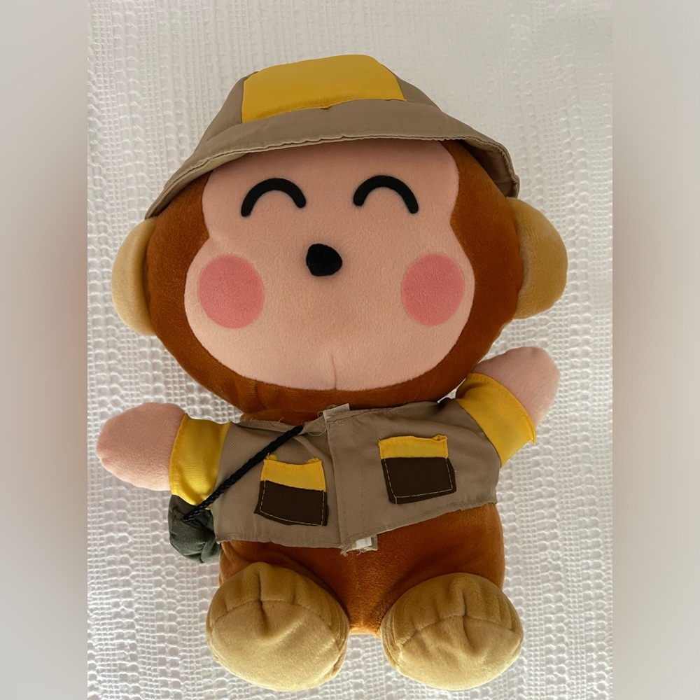 Vintage 90’s Monkichi Boy Scout Monkey Plush